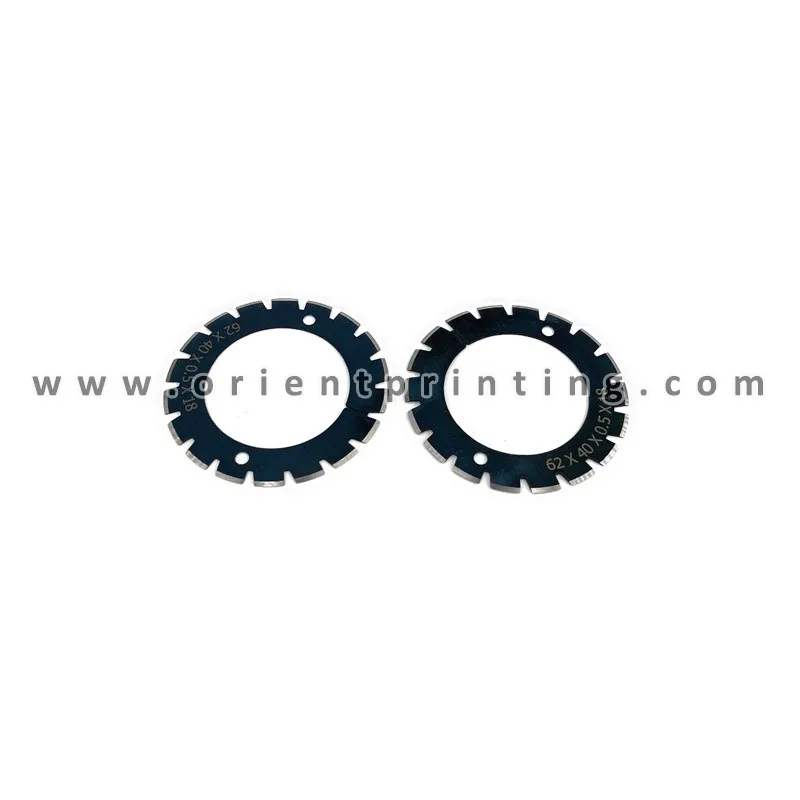 

10 шт., перфоратор для складного станка Stahl, 18 зубьев, 62 × 40 × 0,5 мм, 62*40*0,5 мм, перфорирующий нож