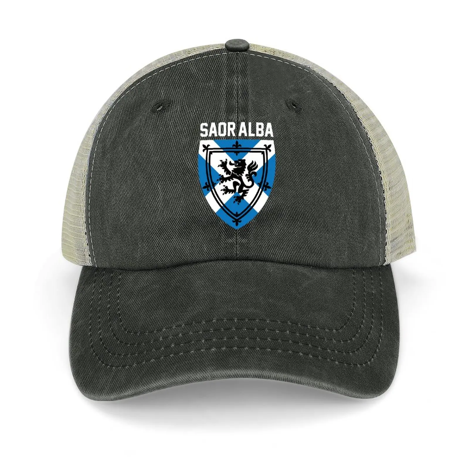 

Saor Alba, Free Scotland Scottish Cowboy Hat New Hat black Beach Trucker Hats For Men Women's