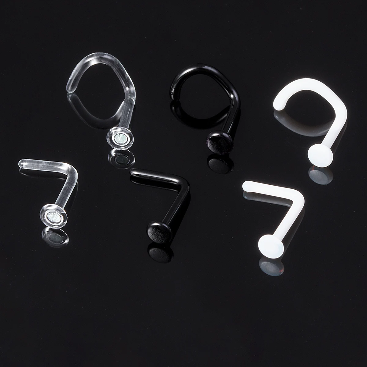 Transparent Nose Piercing