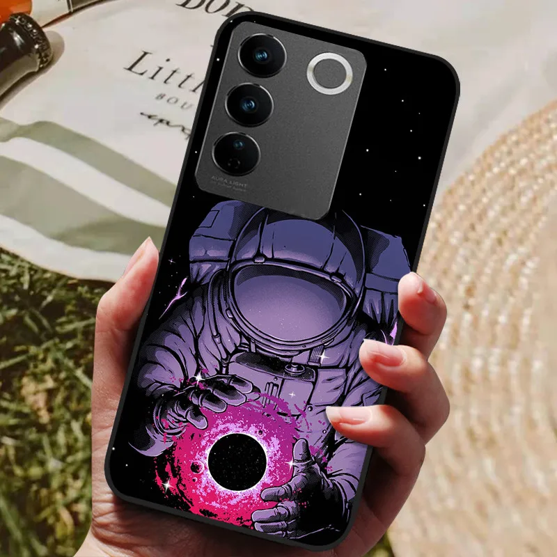 Sleek Black Silicone Phone Case - Durable TPU Protective Cover