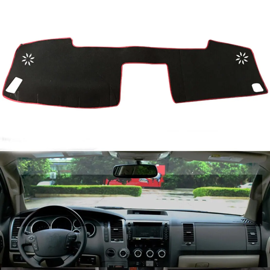 

Car Styling Covers Dashmat Dash Mat Cover For Toyota Tundra Sequoia 2008-2014