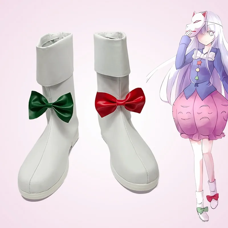 

Обувь для косплея Touhou Project Хата без Kokoro, обувь для Хэллоуина на заказ
