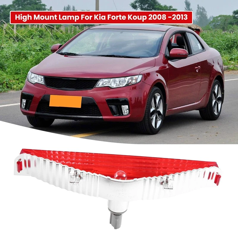 

1 PCS 92700-1M000 Car High Mount Lamp As Shown ABS For Kia Forte Koup 2008-2013 927001M000 92700 1M000