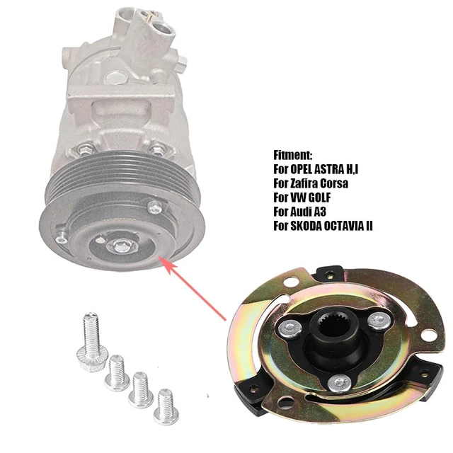 Kit de réparation de compresseur, de climatisation de voiture, moyeu  d'embrayage électromagnétique pour siège Skoda V W, réparation de  compresseur en métal, nouveau - AliExpress