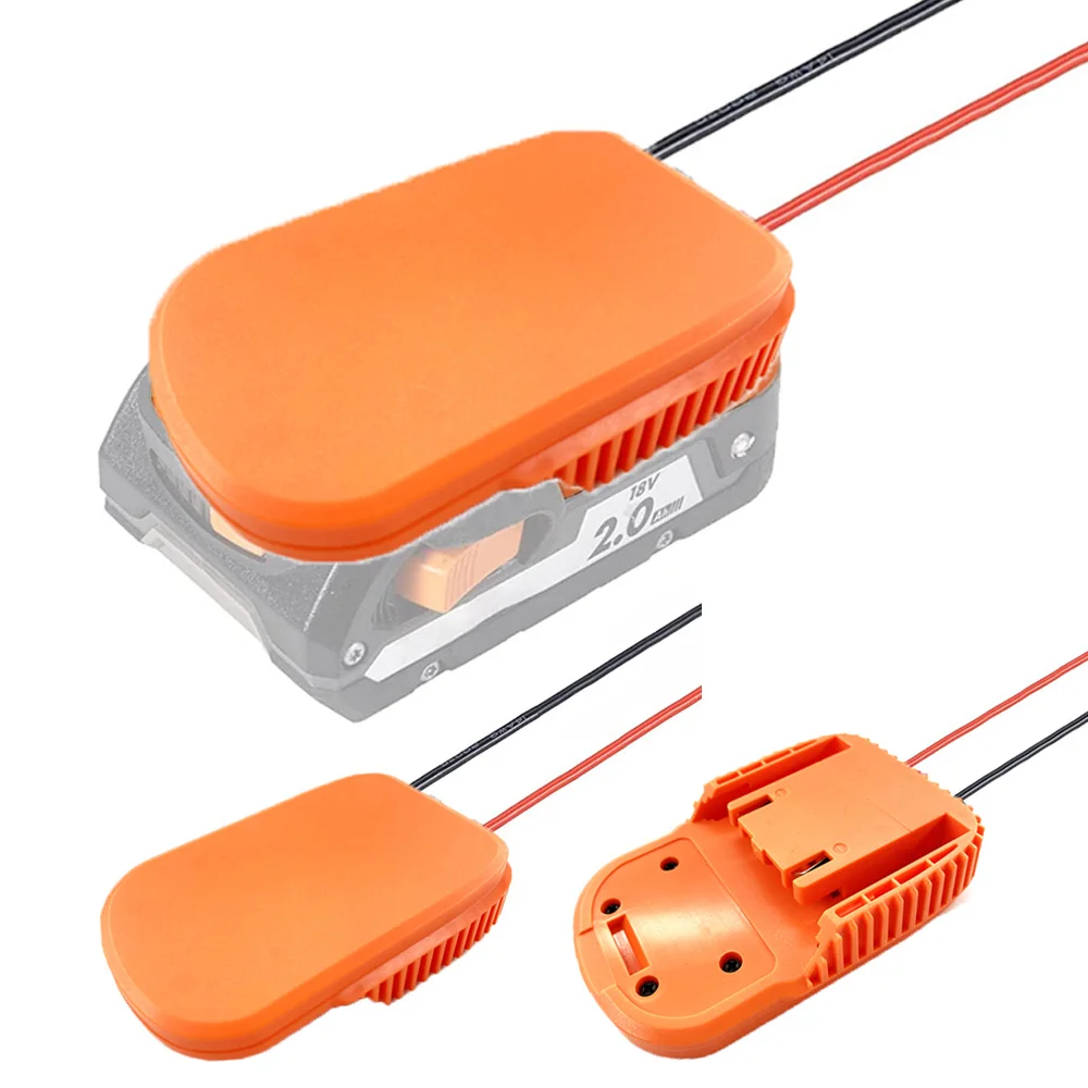 

Адаптер для силовых колес для литий-ионной батареи Ridgid AEG 18 в, «сделай сам», док-станция, разъем питания, адаптер для батареи, конвертер для RIDGID L1815R