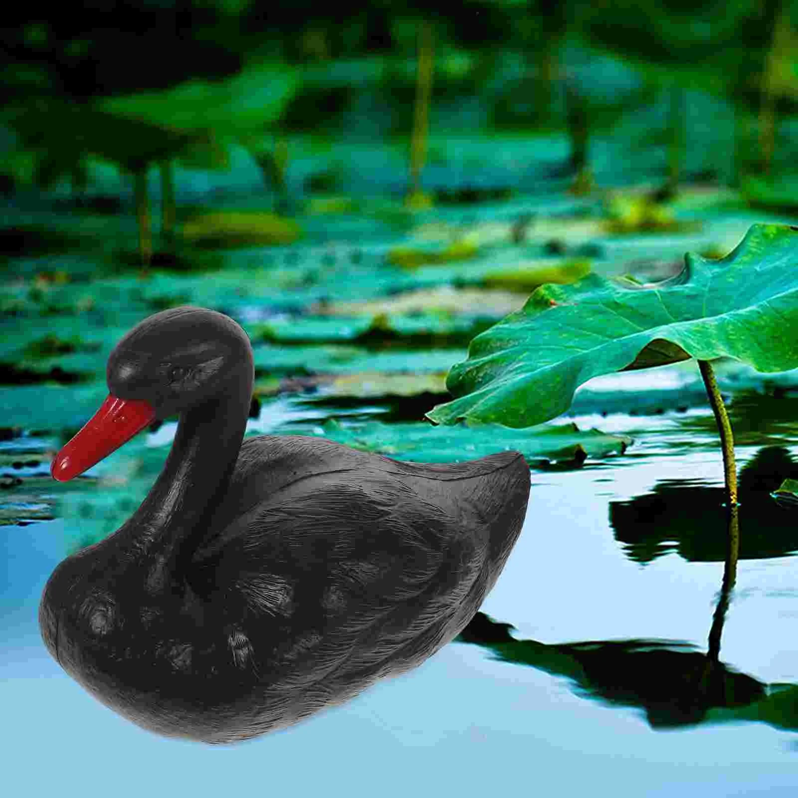 

3 D Artificial Swan Adorable Outdoor Playset Toy Decor Pond Realistic Ornament Pe Plastic Water Decoration Lovers