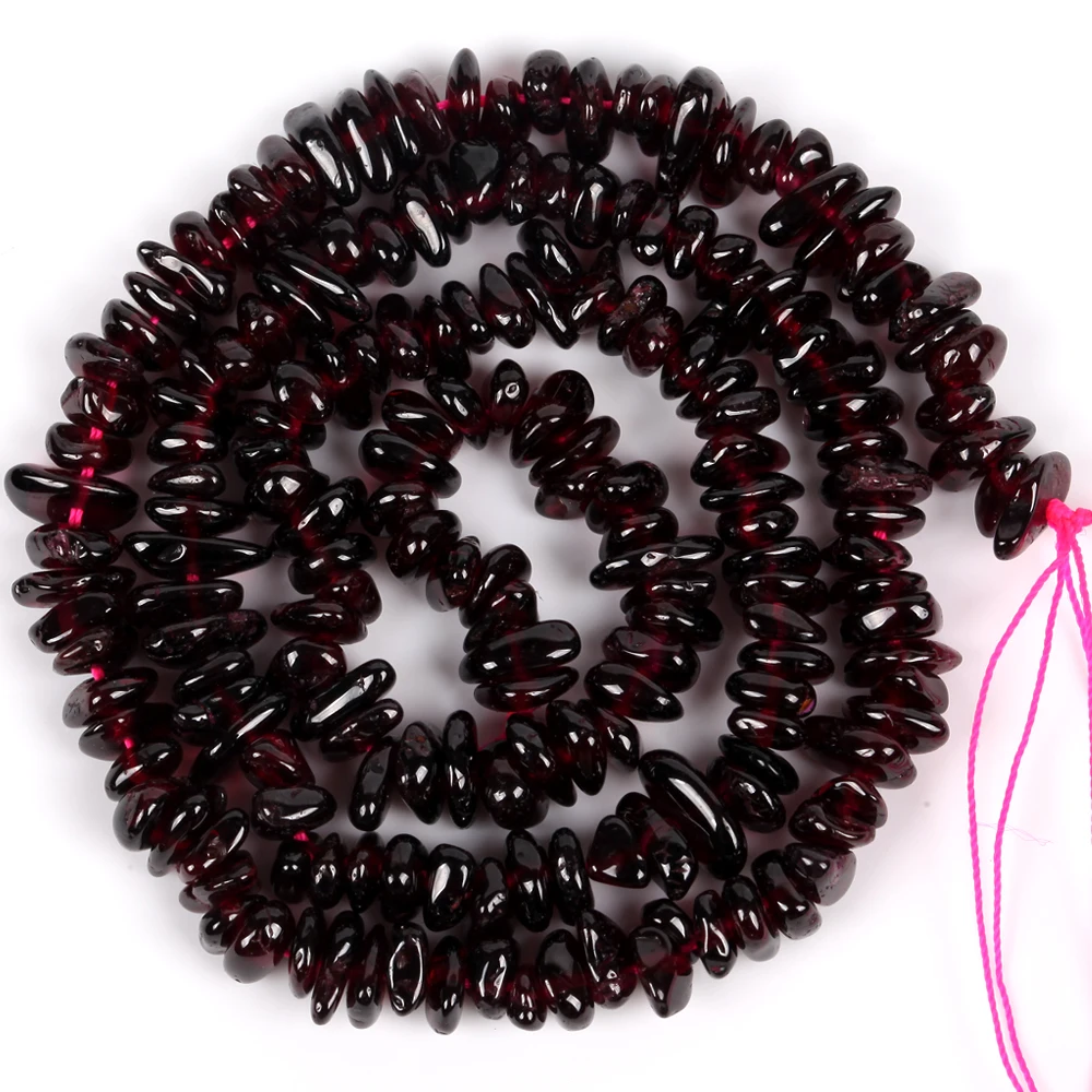 Natural Stone Irregular Gravel Beads for Jewelry Making - Freeform Beads for DIY Necklaces & Bracelets, 15'' Strand