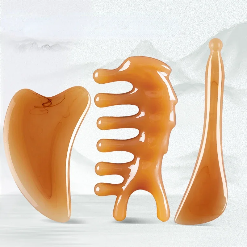 Revitalizing Guasha Facial and Eye Massager for Enhanced Lift and Puff Reduction