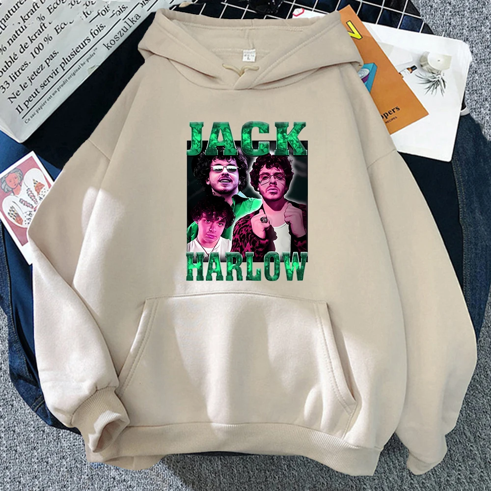 Jack Harlow Graphic Hoodies Winter Long Sleeve Sweatshirts Fleece Clothing Unisex Loose Pullovers Comfortable Crewneck Sudaderas
