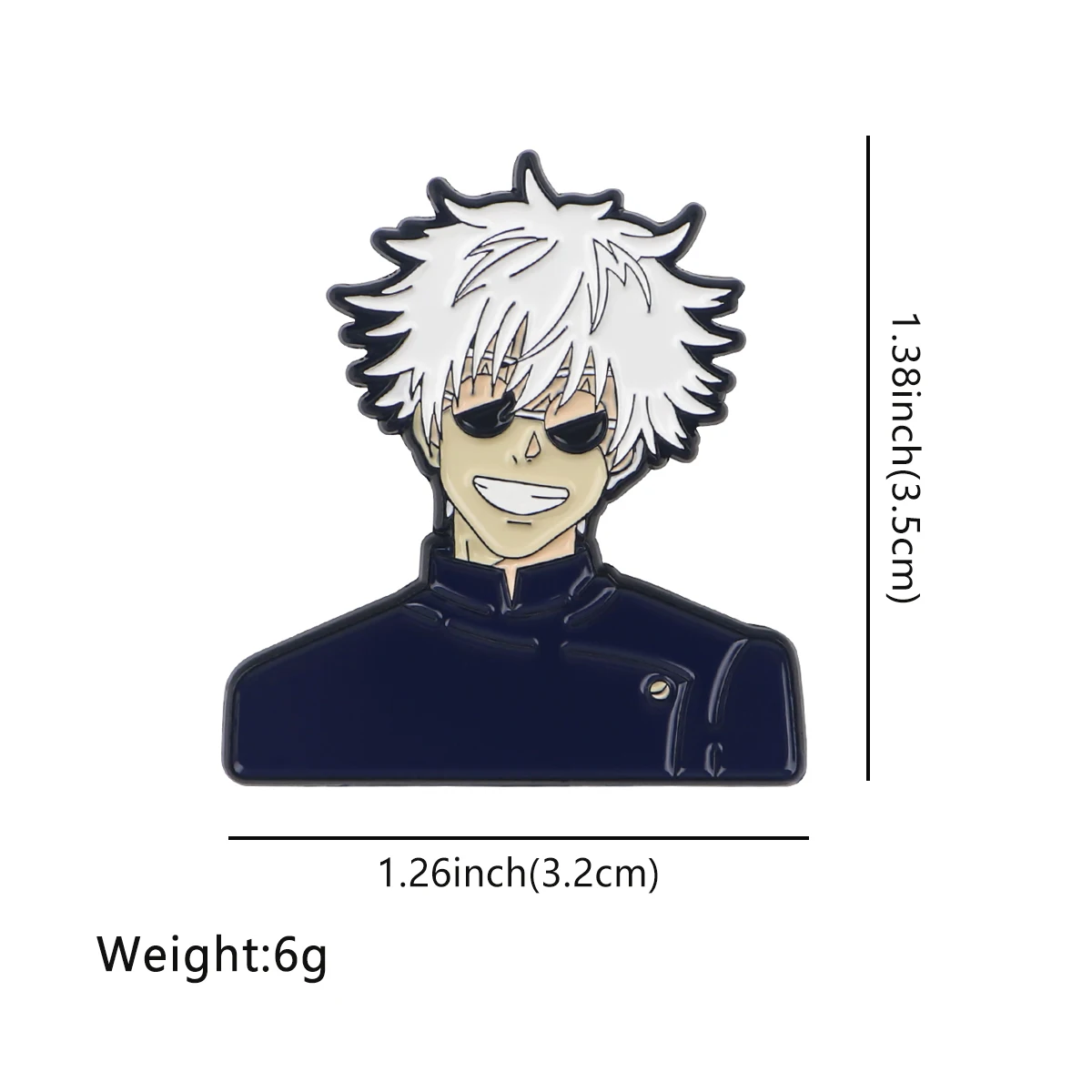 Japanische Anime Coole Aktentaschen-Abzeichen Emaille-Pins Broschen für Herren und Damen Anstecknadeln für Rucksäcke Schmuck Geschenke für Fans – Detail 3