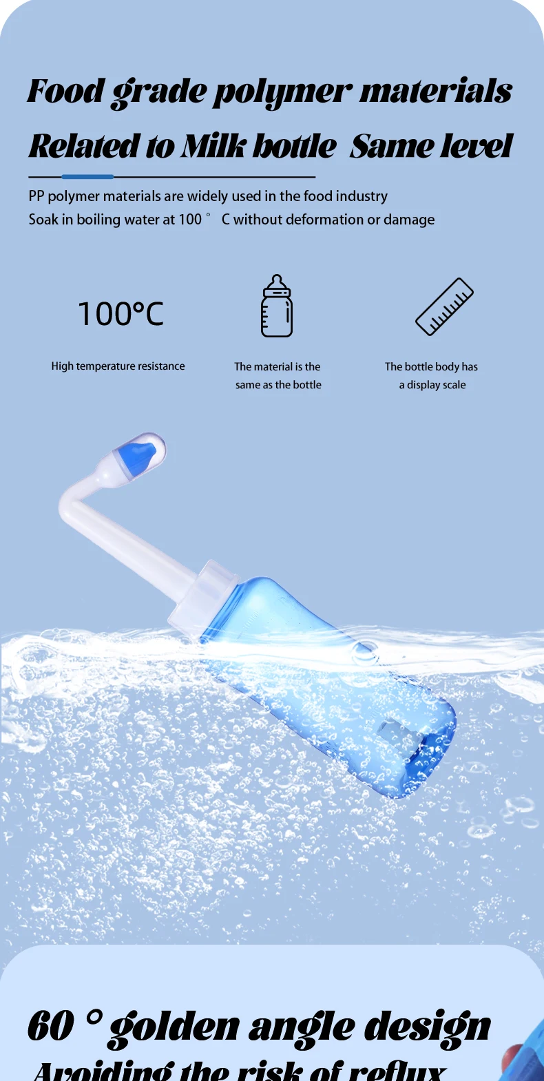 Durable Nasal Rinse Bottle
