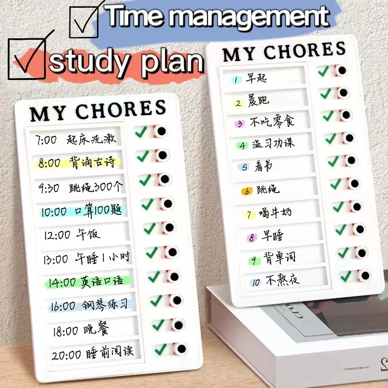 Kawaii Self-Regulating Punch Message Checklist Sticky Notes Planner Notebook for Students School Office Supplies Stationery weekly planner notebook agenda kawaii budget binder office student school stationery supplies teacher gift notes blocks binder