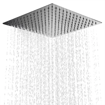 욕실 스테인레스 스틸 샤워 노즐, 샤워 탑 스프레이, Large Water Outlet, 샤워, Universal Pressurized Shower Head,