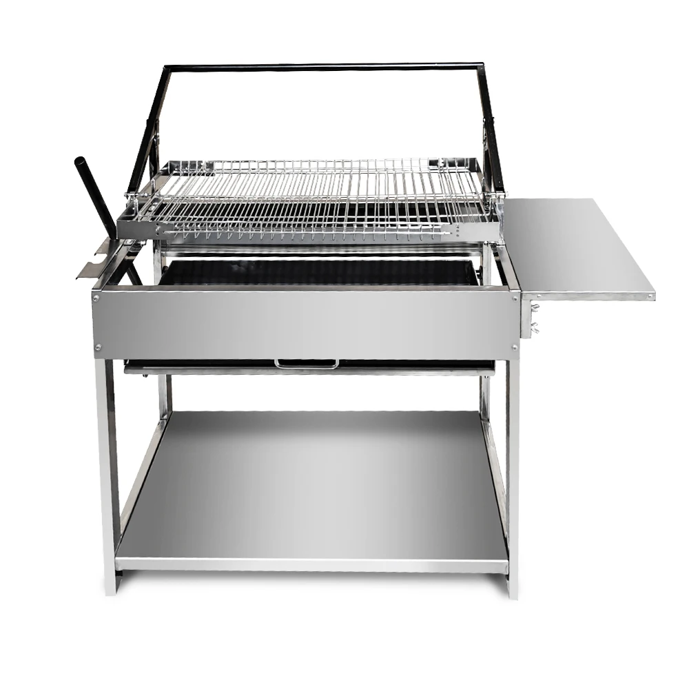 Todeco Houtskoolgrill, roestvrij staal, koudgewalst staal met