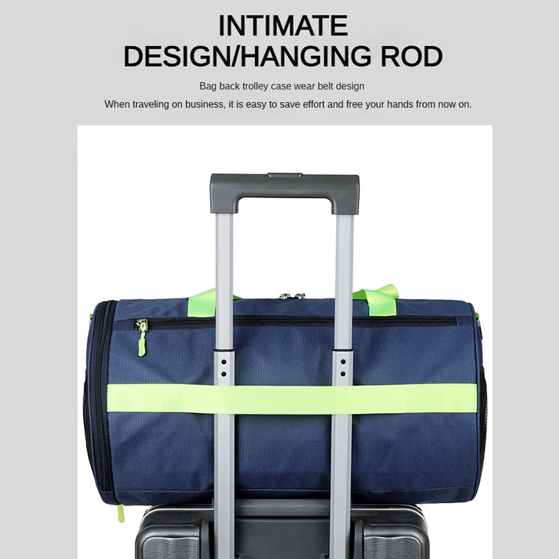 Personalized Fitness Bag Large Capacity Men's And Women's Sports Training Bag Football Printed Name