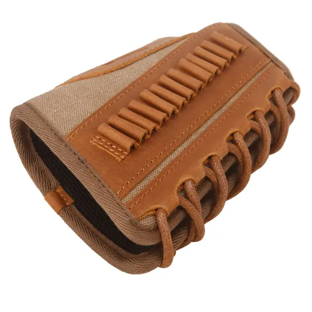 thumbnail image 2 of Gun Rest Shooting/sighting Leather No Drill Rifle Gun Cheek Rest Pad Buttstock With Gun Sling Rifle Rest 2 of 11