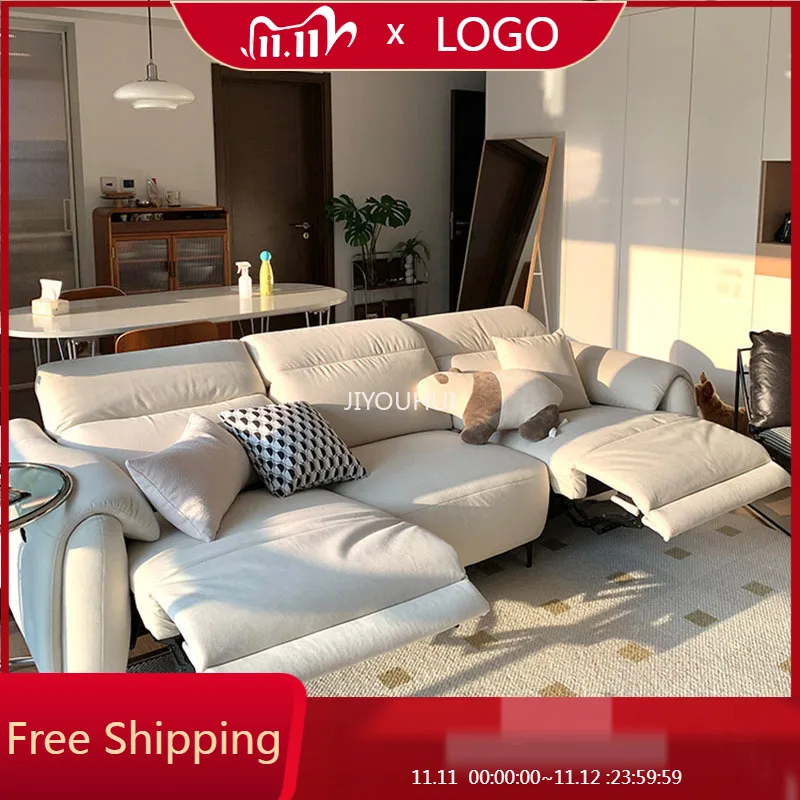 

Senior Club Nordic Reclining Sofa Luxury Electric White Meditation Comfy Couch Reading Ergonomic Fauteuil Living Room Furniture