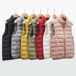 SEDUTMO Winter Duck Down Vest Women Short Casual Warm Fashion Slim Jackets Autumn Pocket Basic Waistcoat ED1825