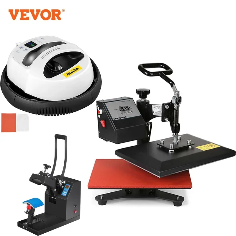 VEVOR Heat Press 12x10 Heat Press Machine for T Shirts Touch Screen Display  Portable Heat Press Machine with Vibration Function - AliExpress