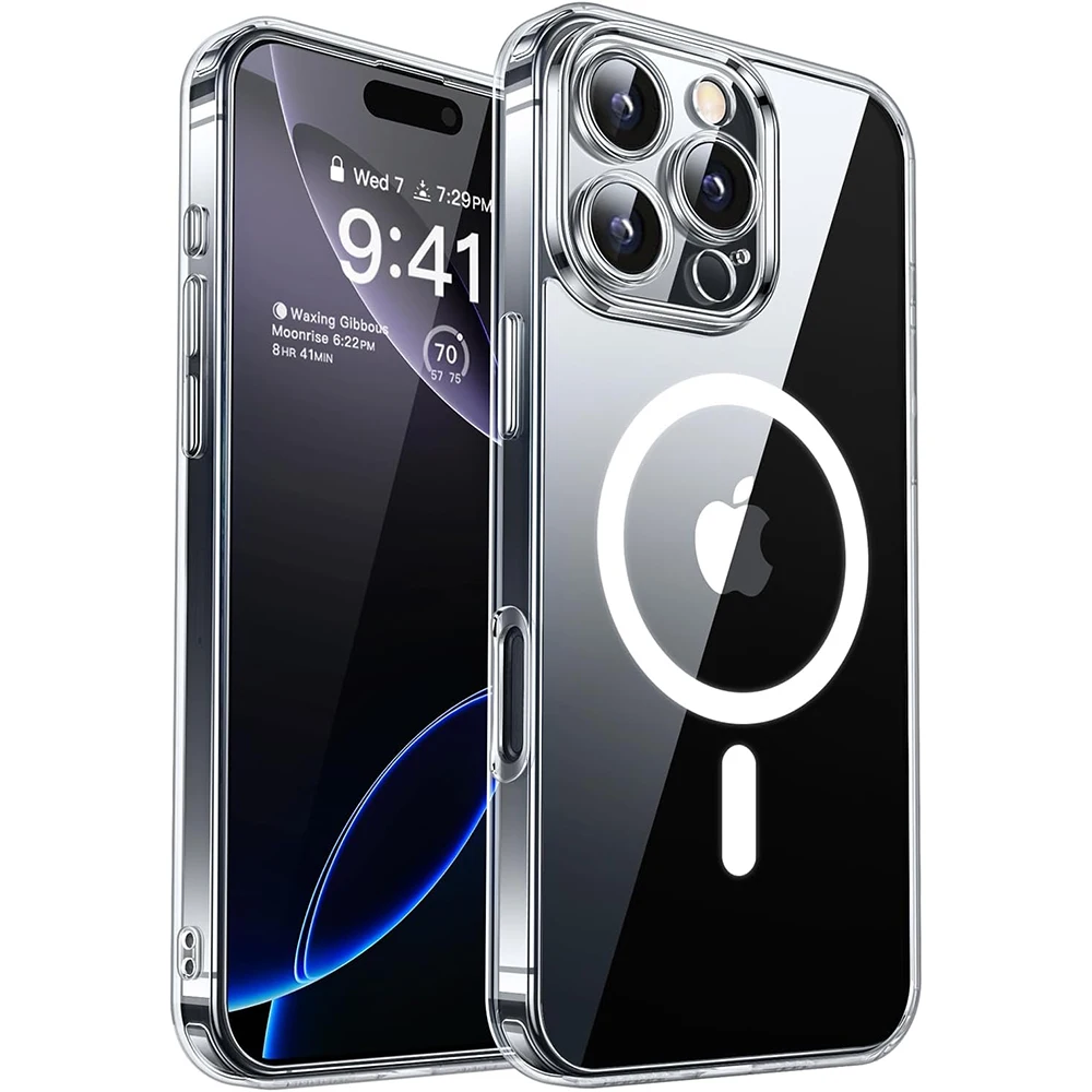 Luxury Transparent Matte Hybrid Candy Case with Strong Magnetic