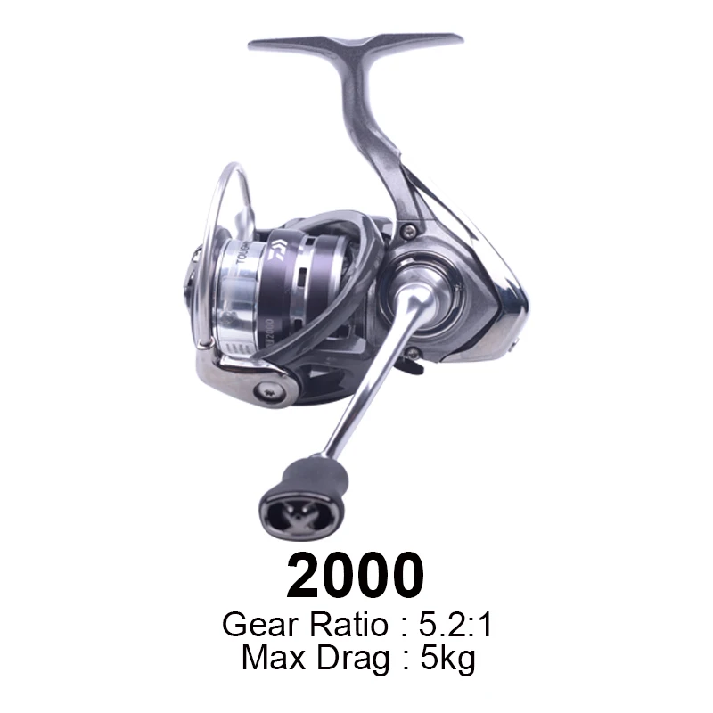 Original DAIWA 20 EXCELER LT Spinning Fishing Reel 5BB Gear Ratio 5.2:1 /5.3:/6.2:1/4.7:1Metal Spool Saltwater Wheel Fishing Reel - AliExpress