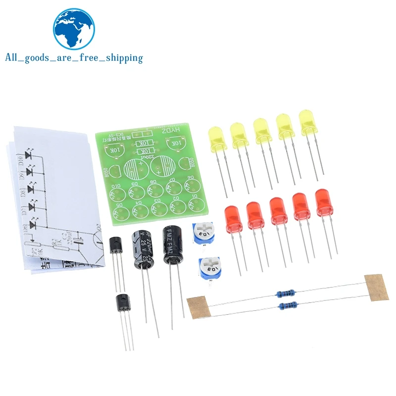 Simple Advertising Lights Kit Red And Yellow Flashing Lights Cycle Flash Modified DIY To Make Student Training Kit