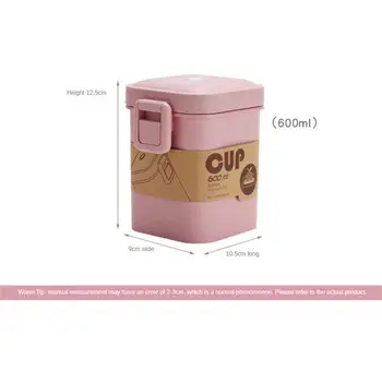 하이 퀄리티 소재 실링 컵, 주방 바 용품 보관 캔, 올 매치 핫 세일, 일본 수프 컵, 600 ml 전자 레인지 컵