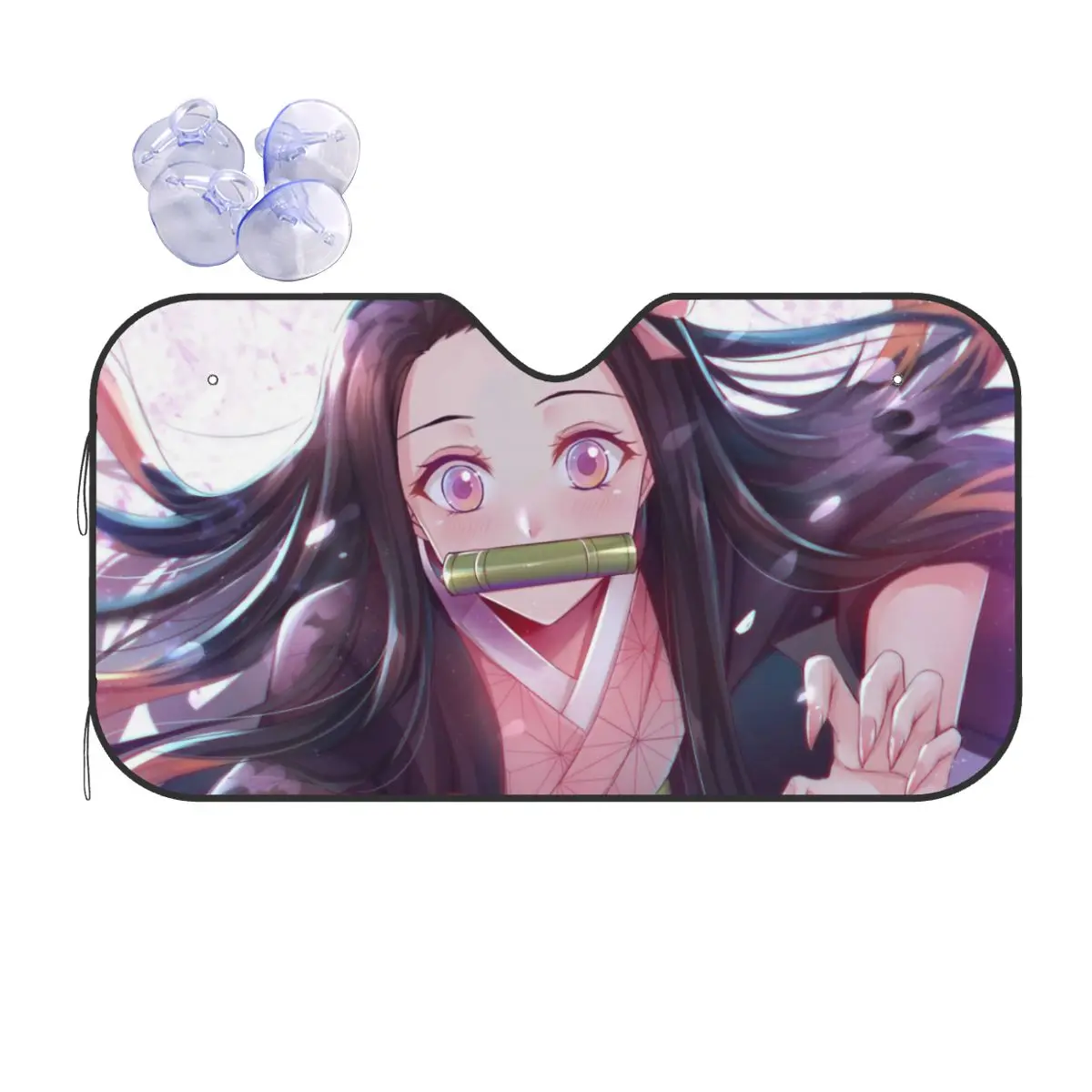 

Чехол на лобовое стекло Kamado Nezuko Kimetsu No Yaiba, 70x130 см