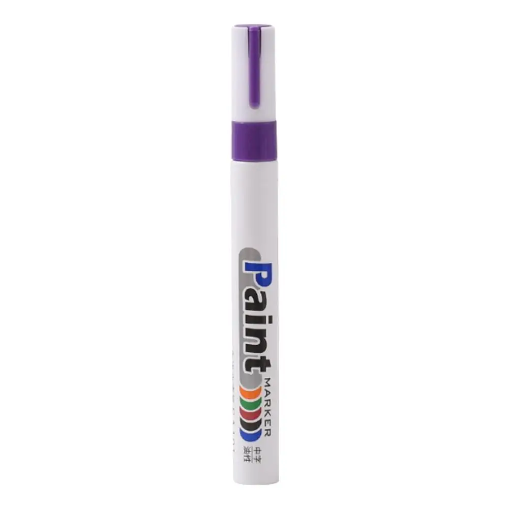 Paint Pen Waterproof Cars Wheel Tire Oily Mark Pen Paint Tyre Quick Marker Dry Graffiti Auto DIY Marker Rubber M2U1