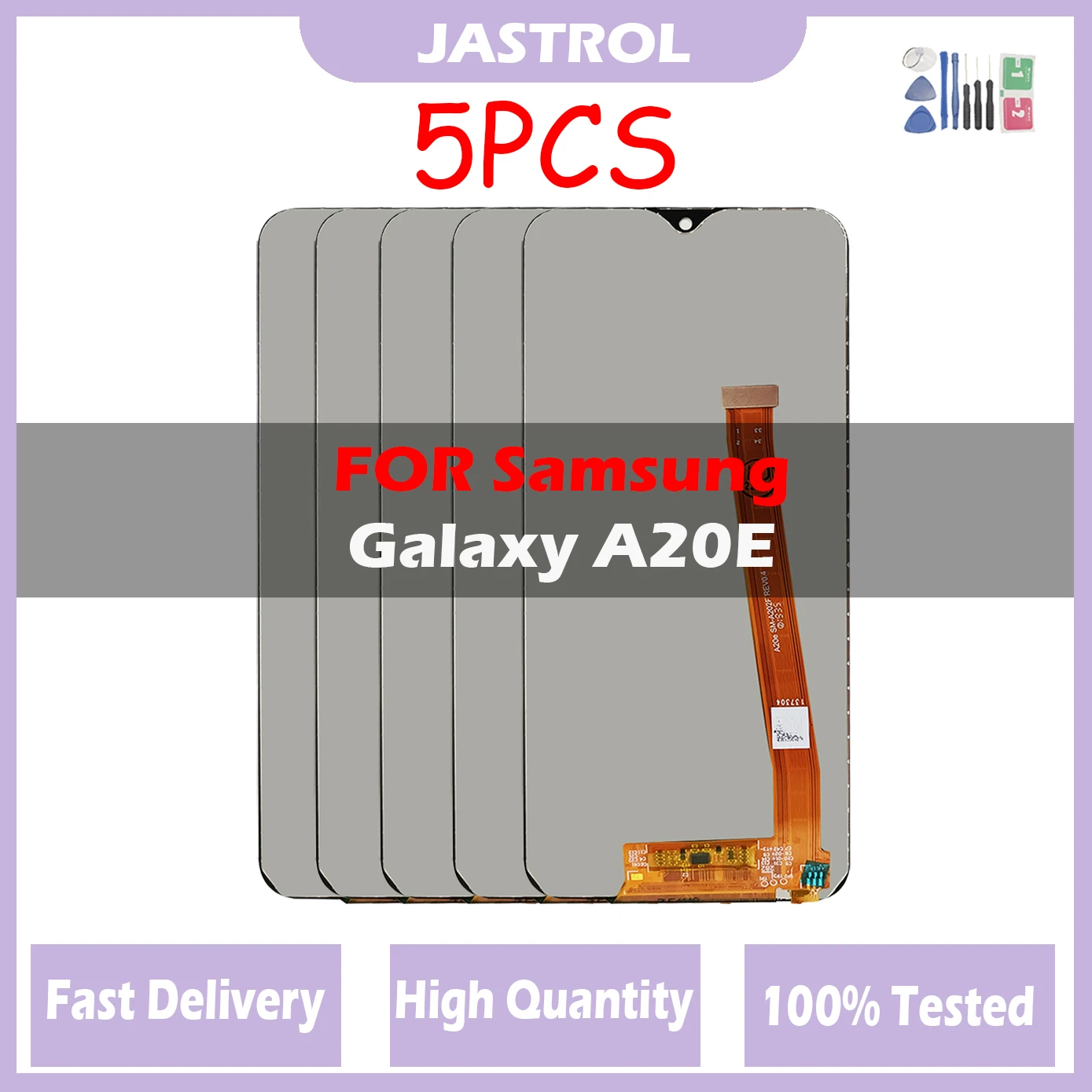 

5Pcs/Lot AAA+ LCD For Samsung Galaxy A20e A202 A202F A202DS LCD Display Touch Screen Digitizer Assembly A20e LCD With Frame