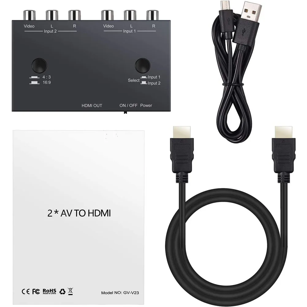 Amazon Ruipuo Rca To Hdmi Converter RCA To HDMI Converter Adapter