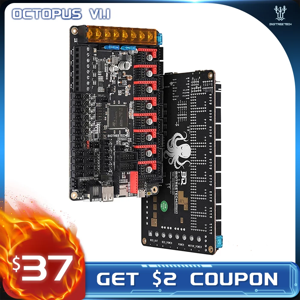 BIGTREETECH Octopus V1.1 Motherboard 32Bit Control Board TMC2209