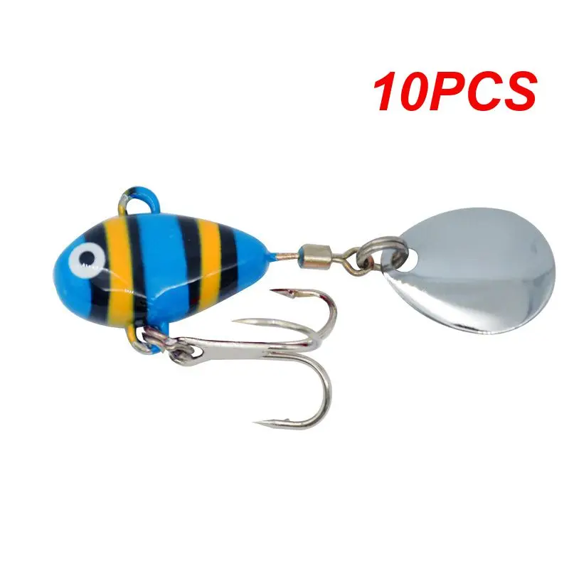

10 шт., металлическая рыболовная приманка в виде ложки, 10 г, 2,1 см