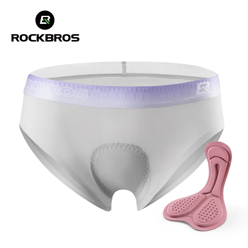 ROCKBROS Women Cycling Underwear Padded Shockproof Mountain MTB Bicycle Shorts Comfortable Underwear Tights Women Shorts cycling shorts