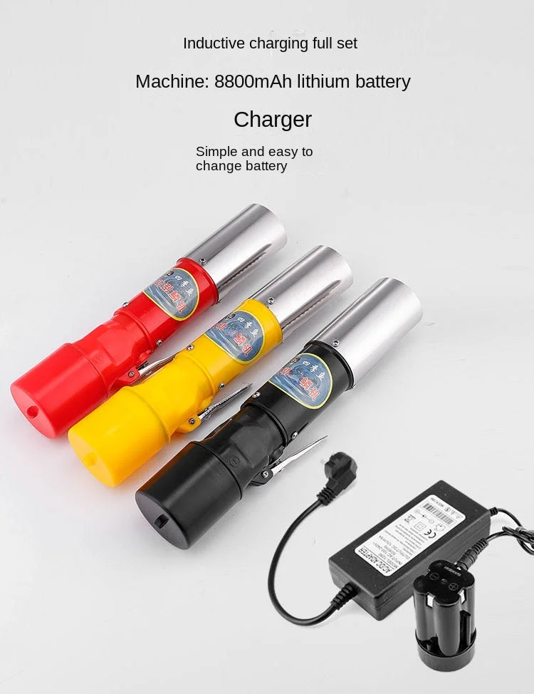 Charging Portable Electric Fish Scaler Remover Cleaner Fishing Scalers Clean Battery Descaler Scraper Seafood Knif Tools kitchen