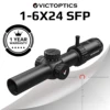 VictOptics S6 1-6x24 SFP Riflescope With Red&Green Illumination Turret lock System Wide Field of View Design For AR 15 .223 5.56 1