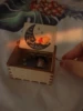Wooden Music Box The Pooh Saying Music Boxes Antique Engraved Musical Boxes Gifts for Birthday/Christmas/Anniversary 5