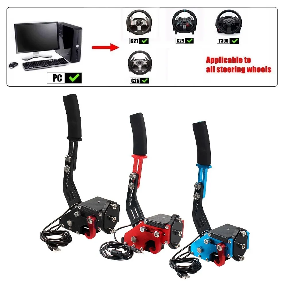 Universal Racing Game PC USB Handbrak &Fixed Bracket For G25/27/29 T300 T500 Racing Games Fanatecosw Dirt Rally