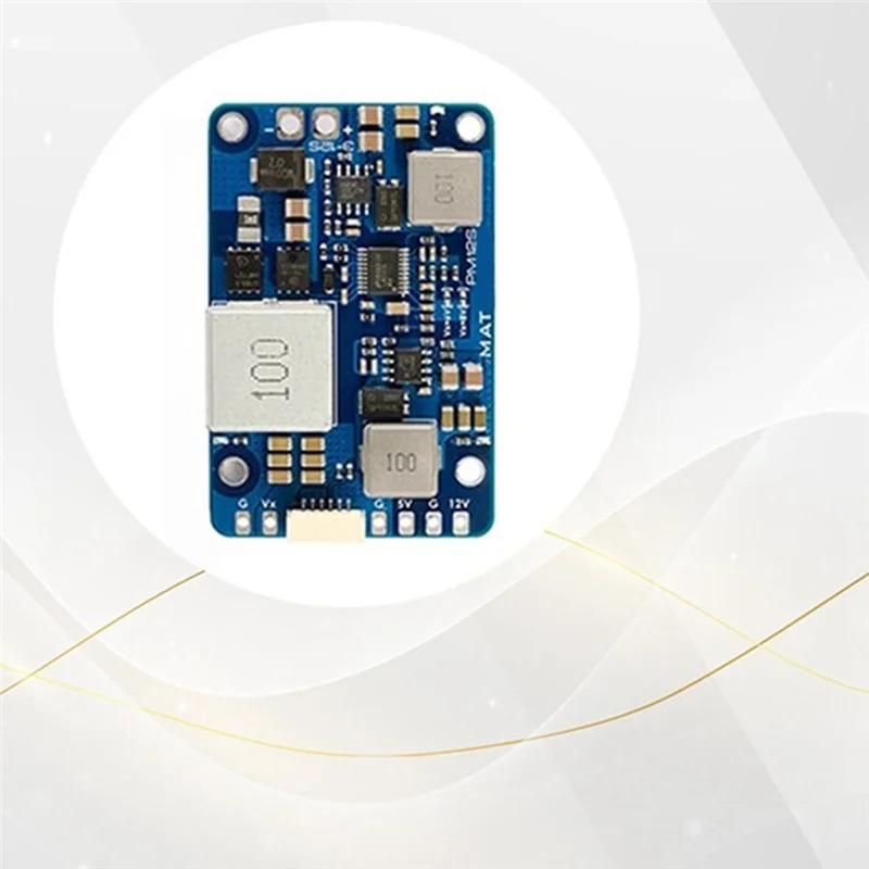 B04C-PM12S-3 전원 모듈 3-12S LIPO 배터리 9-55V VX BEC(RC 멀티 로터 FPV 레이싱 장거리용 방열판 방열판 포함)
