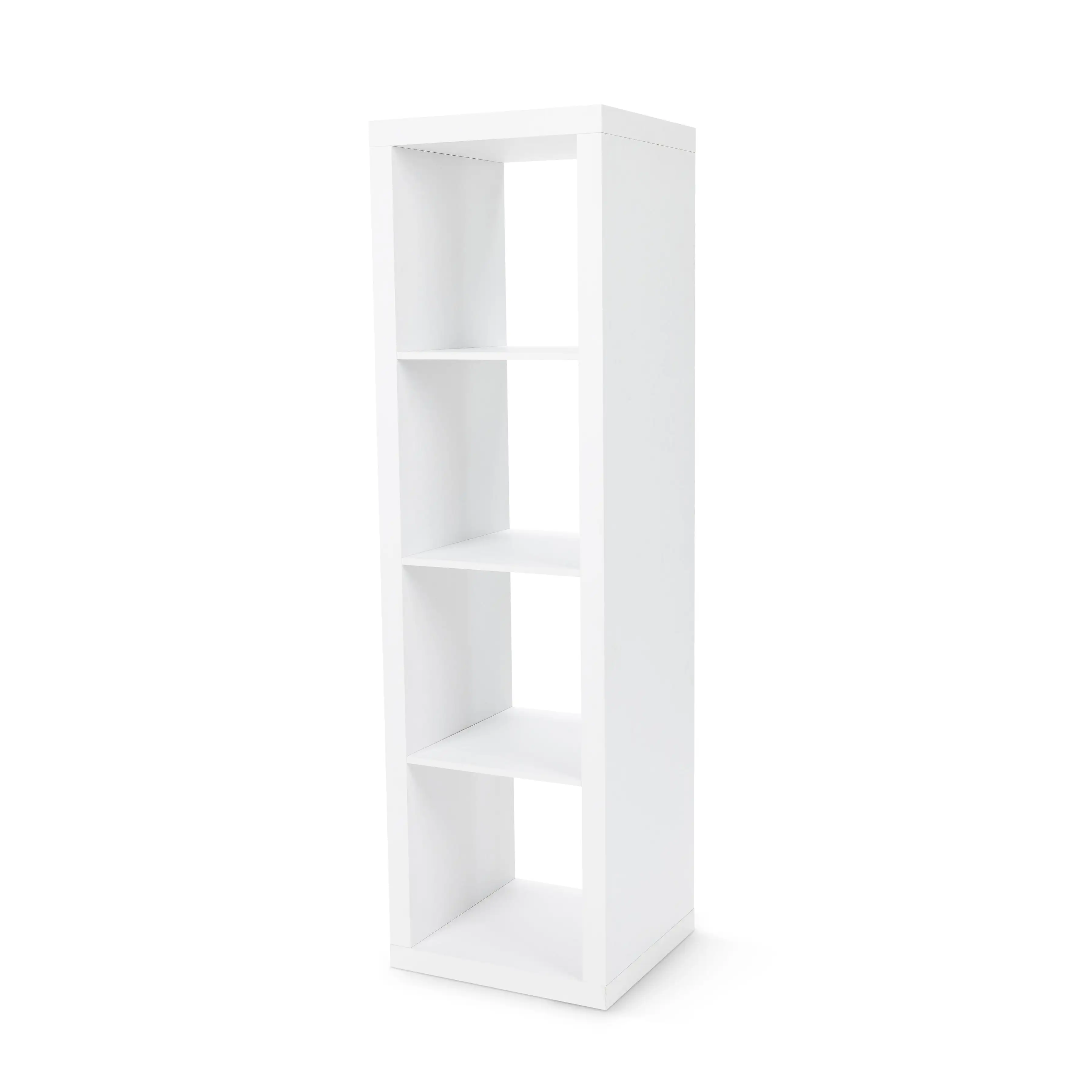 

Better Homes & Gardens 4-Cube Vertical Storage Organizer, White Texture furniture kitchen cabinets living room cabinets