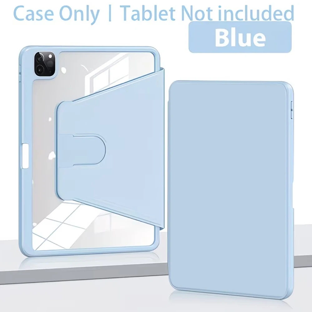 Swiveling 360° Rotation Tablet Cover for iPad Air, iPad, and iPad Pro