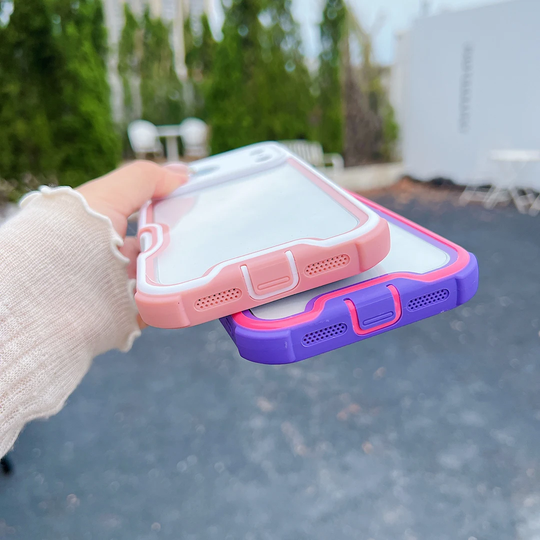Dustproof Shockproof Camera Protective Phone Case with Enhanced Anti-Drop Four-Corner Design