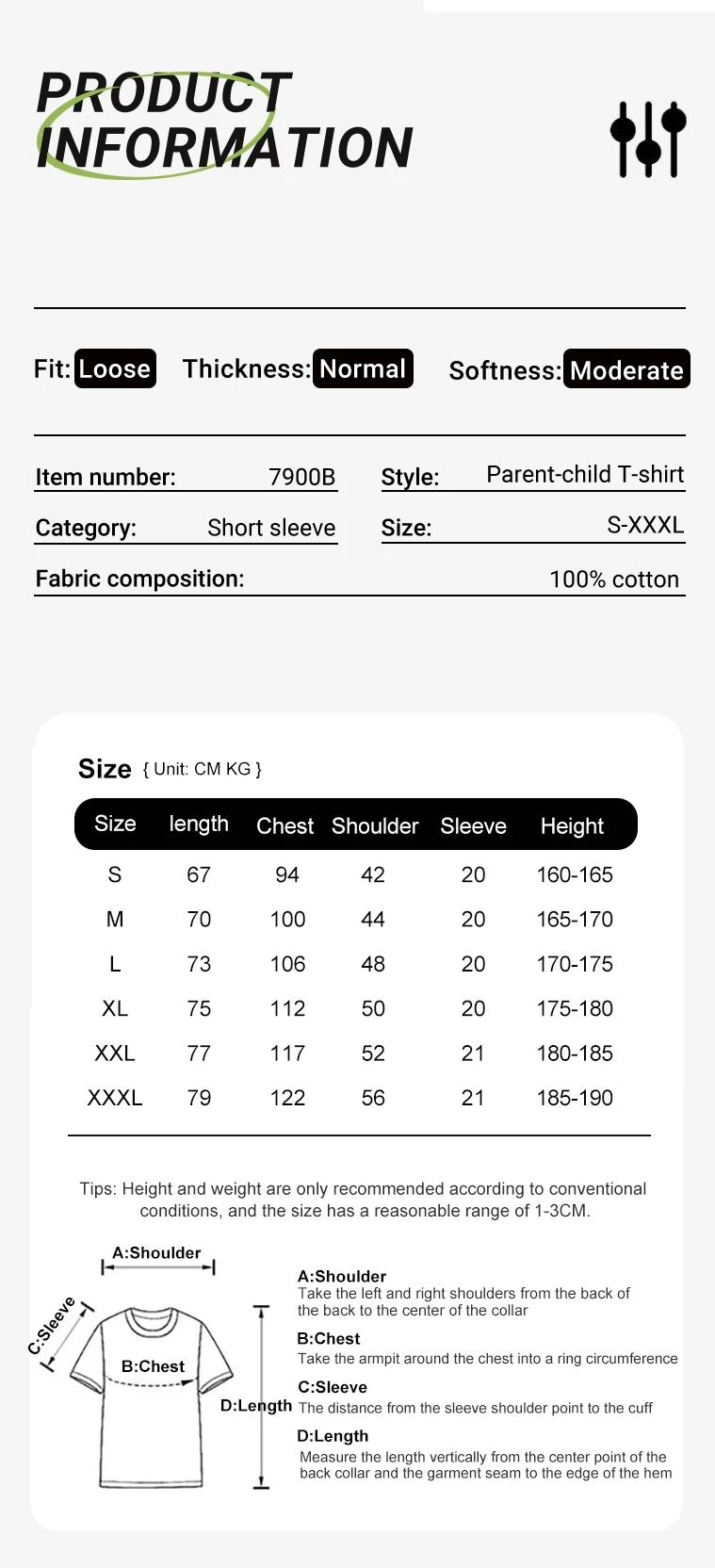 PlatiNum Cotton T-shirt side view