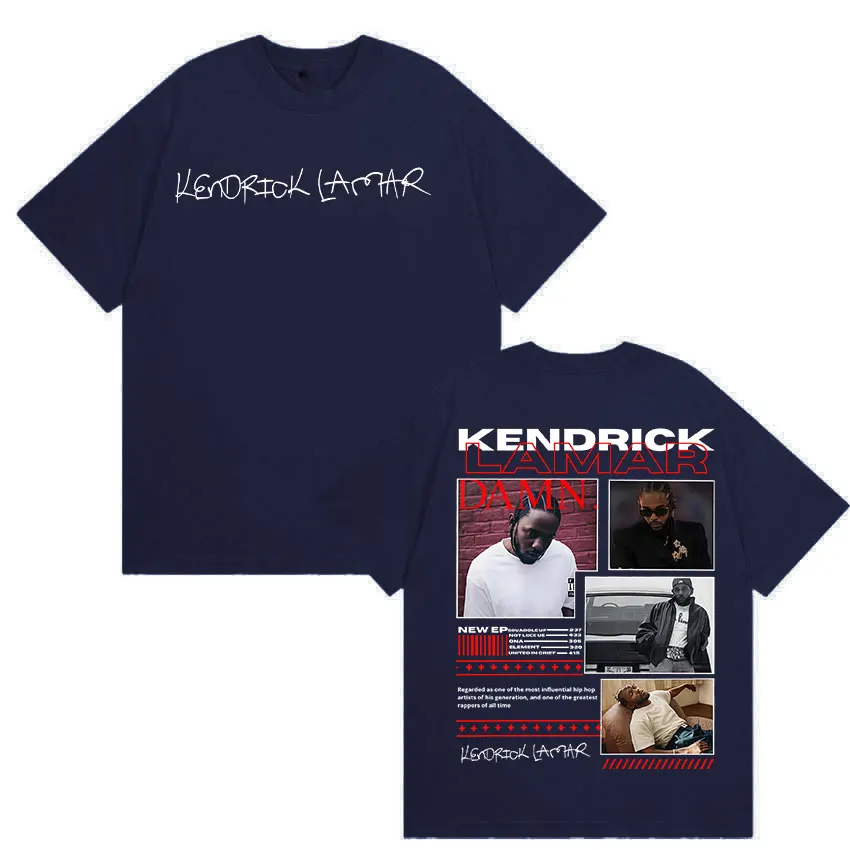 Kendrick Lamar Tour 2025 Merch T Shirt Men's High Quality Fashion