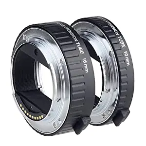 Viltrox DG-NEX Metallhalterung Autofokus AF Makro Extension Tube Ring Set für Sony E Mount spiegellose Kamera A9 A7RIII A7RII A7III – Detail 4