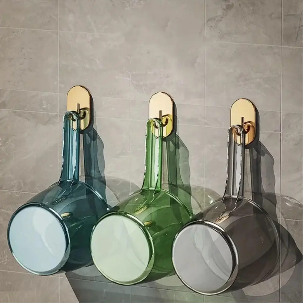 Water Ladle for Bath,Transparent Water Scoops with Spout,Clear Ladle,Long Handle Spoon,Hanging Ladle