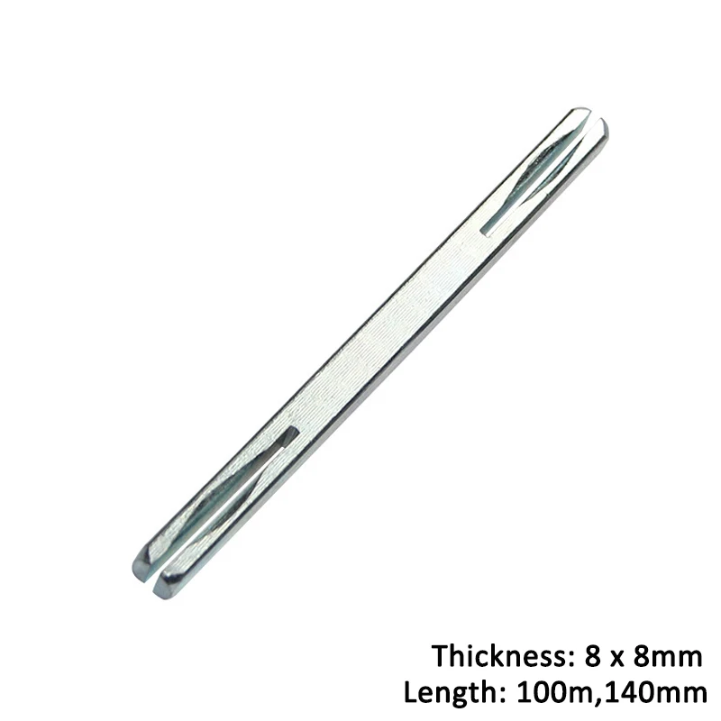 Door Handle Lock Spare Parts Drilled Plain Bar Spindle Square Without