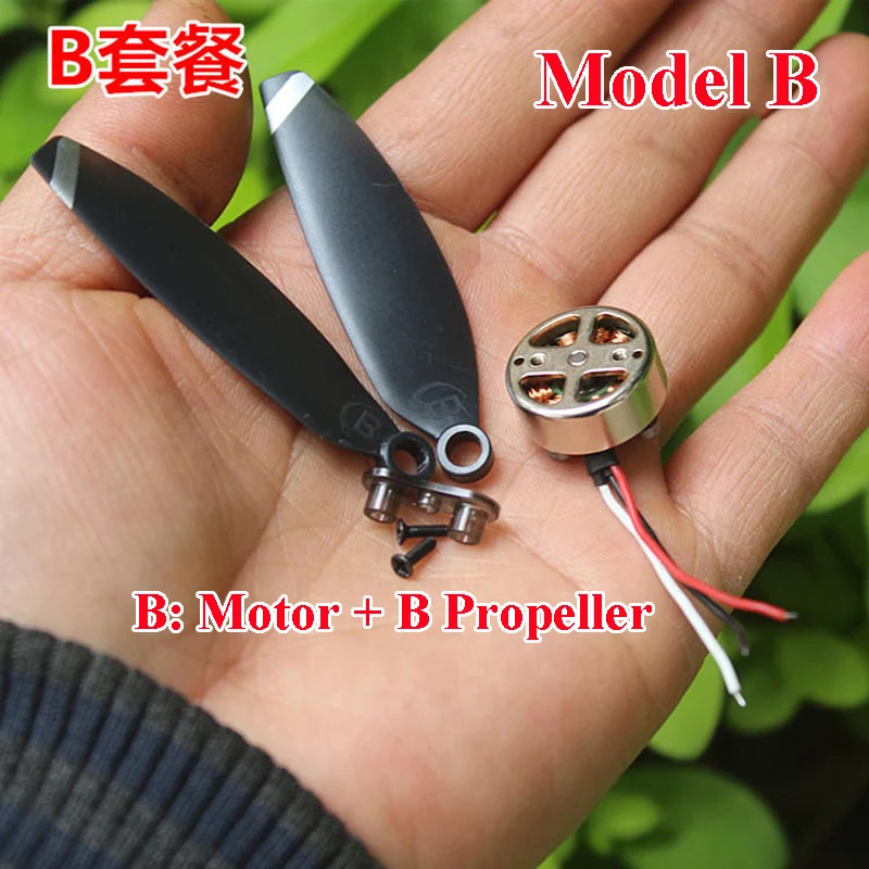 Micro moteur sans balais 18mm 2750KV avec connecteurs et support de montage