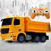 Boy Gift Toy Dumper Tilting Cart RC Truck 30 Mins Radio Control Tip Lorry One Key Auto Lift Engineering Container Vehicle RC Toy 1