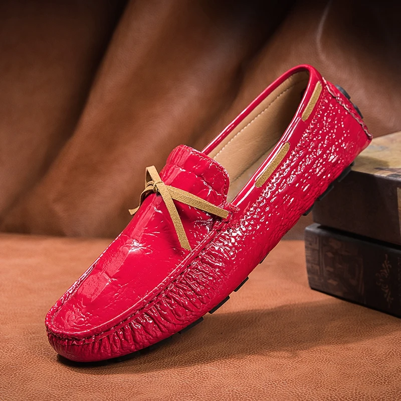 

Мужские мокасины в итальянском стиле, роскошные Брендовые повседневные туфли, лоферы для вождения, большой размер 46 47 48, весна
